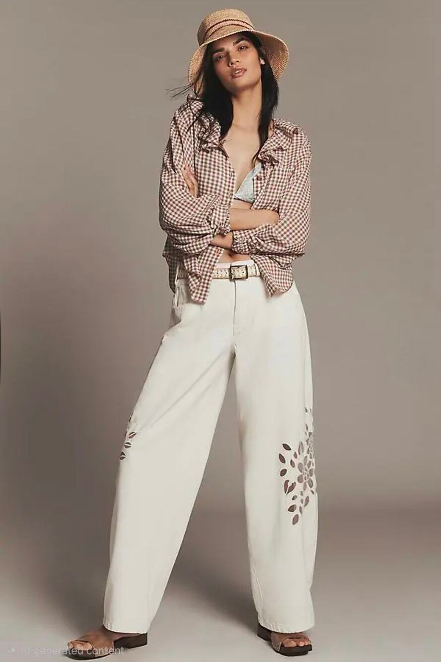 NWT Pilcro Mid-Rise Relaxed Tapered Jeans. Size 29. Ret. $168